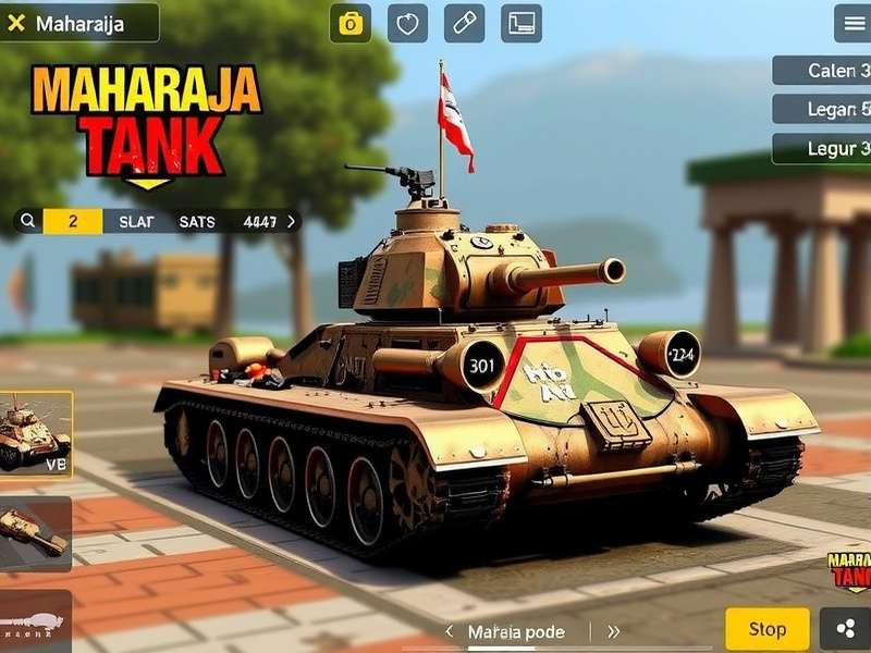 Maharaja Tank Gameplay Screenshot